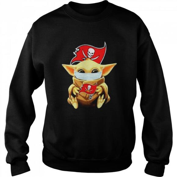 Other - Star Wars Baby Yoda Face Mask Hug Tampa Bay Buccaneers Shirt